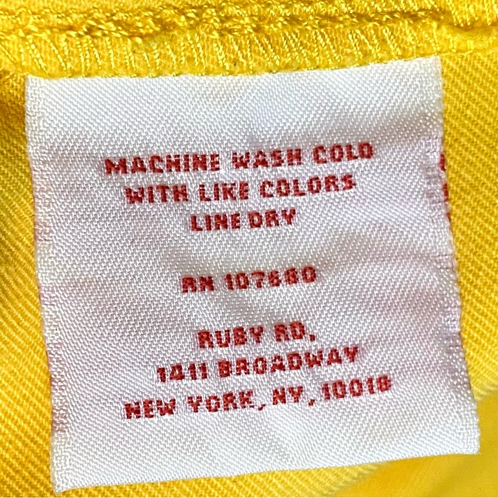 Ruby Rd. Bright Yellow Drawstring Utility Jacket - image 13
